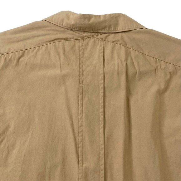 Sean John Shirt Mens size XXL Original Fit Button Front Short Sleeved KhakiBeige - Picture 4 of 10